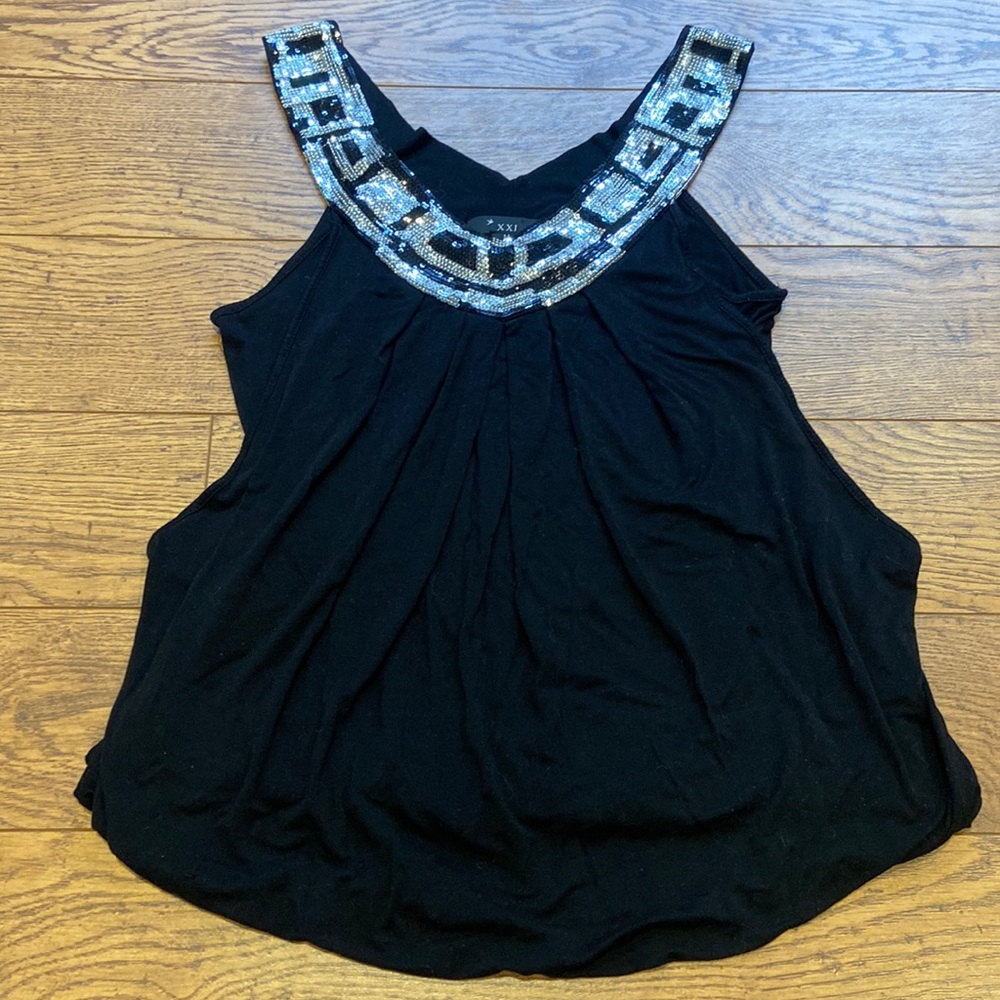 Sequinned tank - Medium - Forever 21